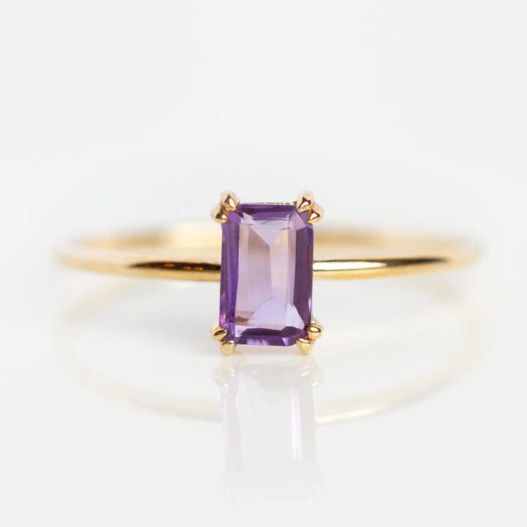 Flash Sale On Exquisite Jewelry – Don't Miss Out Solid Gold Essential Baguette Birthstone Ring Flash Sale On Exquisite Jewelry – Don't Miss Out Solid Gold Essential Baguette Birthstone Ring