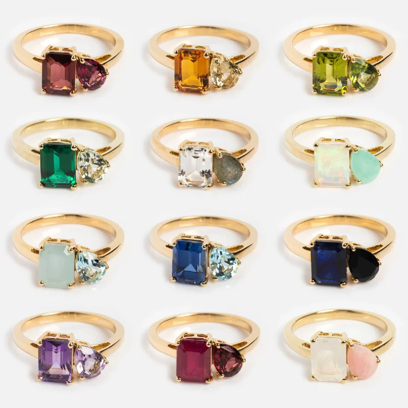 Luxury Jewelry Sale – Elegant Styles At Unbeatable Prices Solid Gold Toi et Moi Colorful Gemstone Ring Luxury Jewelry Sale – Elegant Styles At Unbeatable Prices Solid Gold Toi et Moi Colorful Gemstone Ring