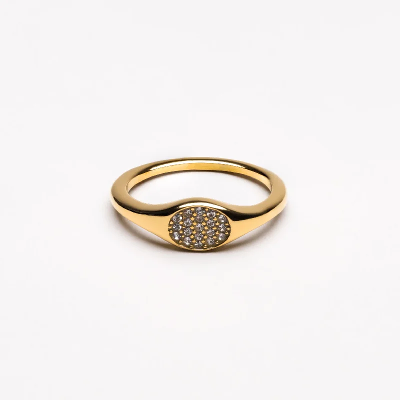 Unmissable Jewelry Sale – Shop Before It's Too Late Sparkling Signet Ring