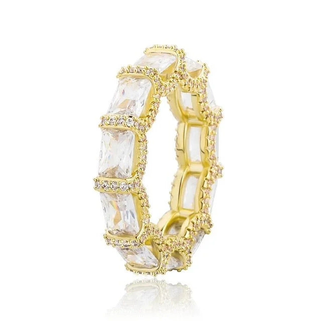 Unique Jewelry Designs Now At Discounted Rates Square Baguette Ring – GOLD