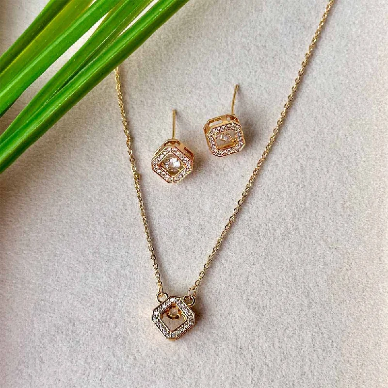 Chic And Stylish Jewelry At Exclusive Prices Square Pendant Set
