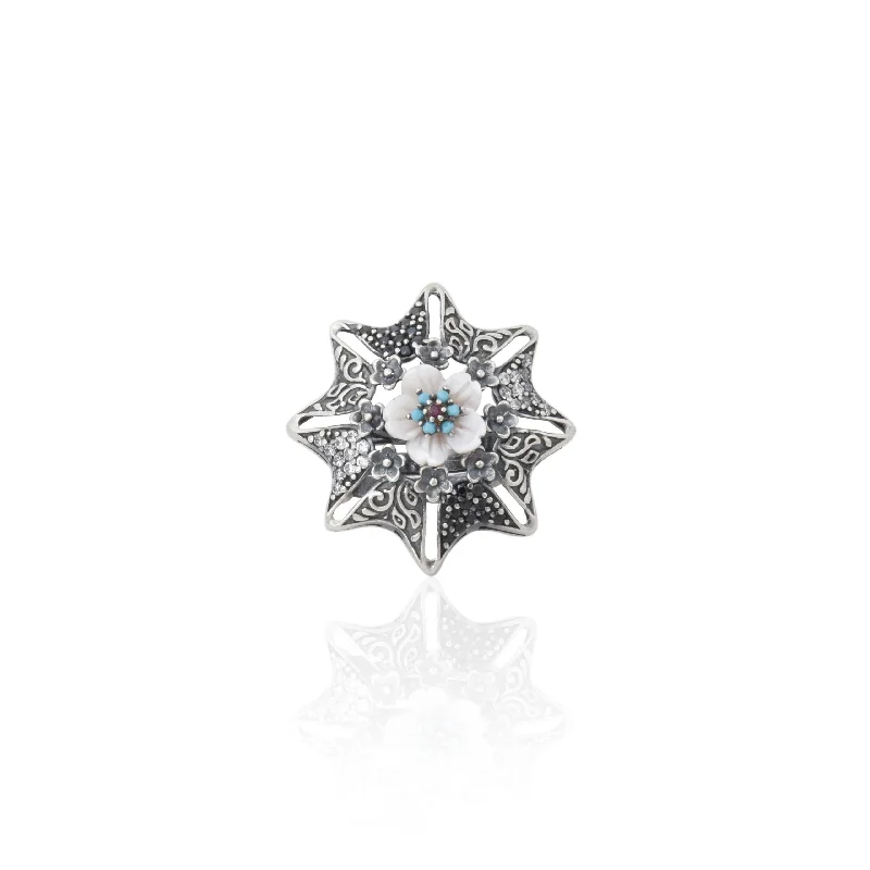 Big Discounts On Elegant Jewelry Collections Sterling Silver Floral Desire Girls Ring