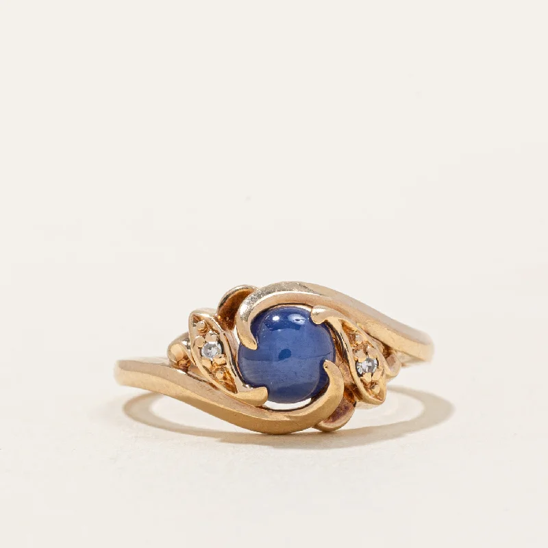 Flash Sale On Stunning Jewelry – Don't Miss Out Synthetic Star Sapphire & Natural Diamond Ring | 0.85ct, 0.02ctw | SZ 6 | Flash Sale On Stunning Jewelry – Don't Miss Out Synthetic Star Sapphire & Natural Diamond Ring | 0.85ct, 0.02ctw | SZ 6 |