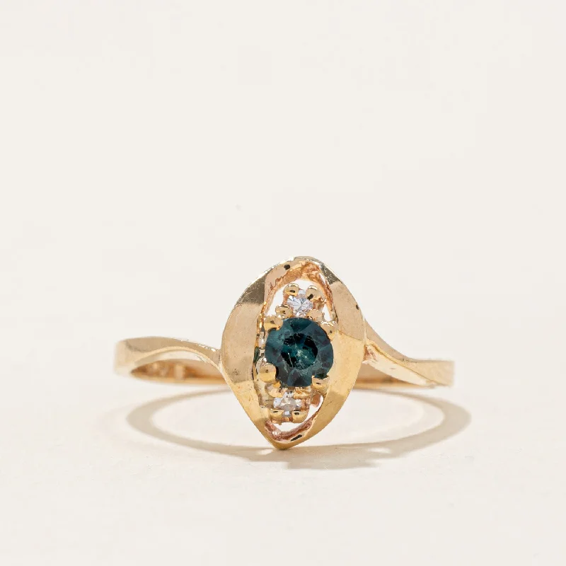 Elevate Your Outfit With Discounted Statement Jewelry Tourmaline & Diamond Ring | 0.15ct, 0.02ctw | SZ 5.5 | Elevate Your Outfit With Discounted Statement Jewelry Tourmaline & Diamond Ring | 0.15ct, 0.02ctw | SZ 5.5 |