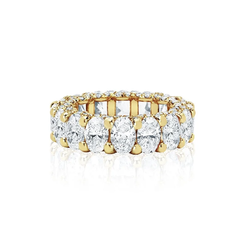 Limited-Stock Jewelry Sale – Once It's Gone, It's Gone U-Pavé Oval Eternity Band