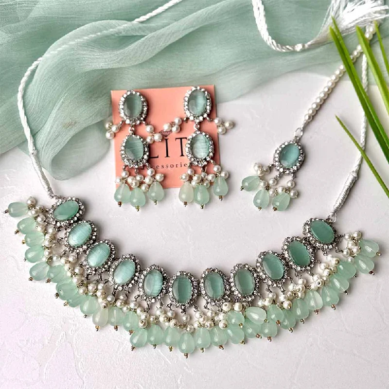 Flash Sale On Exquisite Jewelry – Don't Miss Out Vaniya Set (Light Green)