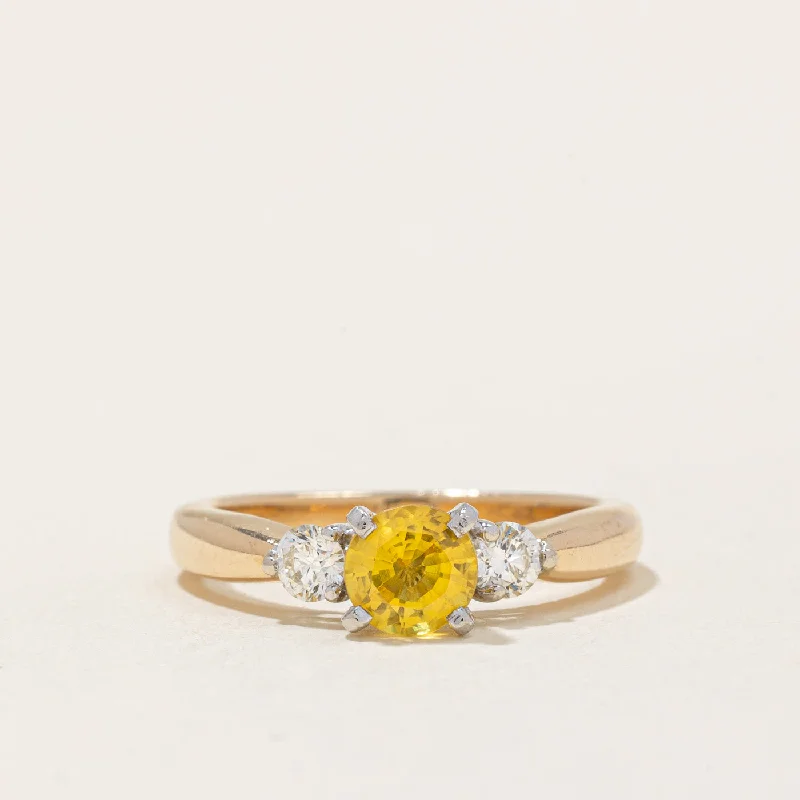 Discounted Jewelry For A Glamorous Look Yellow Sapphire & Diamond Ring | 0.75ct, 0.25ctw | SZ 6 | Discounted Jewelry For A Glamorous Look Yellow Sapphire & Diamond Ring | 0.75ct, 0.25ctw | SZ 6 |