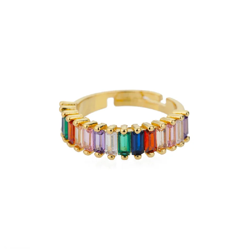 Luxury Meets Affordability – Jewelry Sale Now Live Multi Color VVS baguette ring - Gold Luxury Meets Affordability – Jewelry Sale Now Live Multi Color VVS baguette ring - Gold