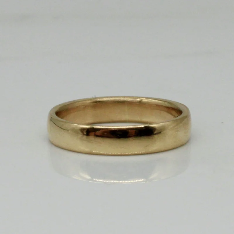 Handcrafted Beauty At Affordable Prices 'Birks' 1950s Gold Band | SZ 4.75 |