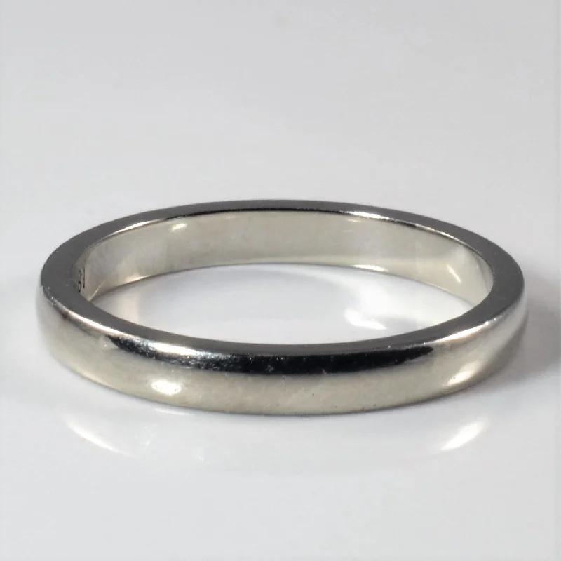 Fine Jewelry, Limited-Time Offers Available Birks' 18k White Gold Plain Band | SZ 6 | Fine Jewelry, Limited-Time Offers Available Birks' 18k White Gold Plain Band | SZ 6 |