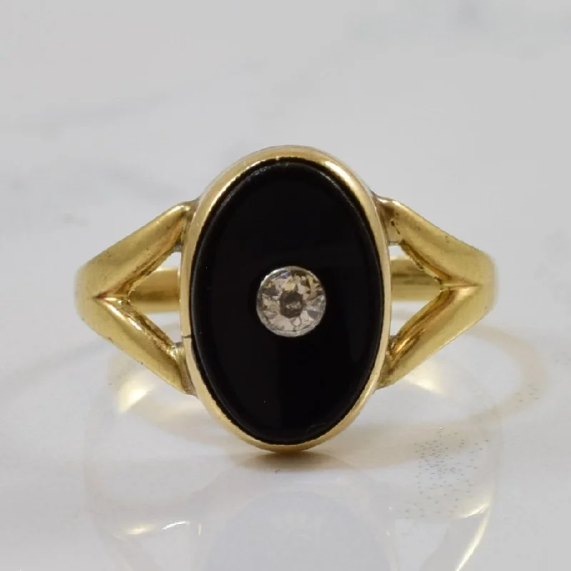 Affordable Elegance – Special Jewelry Sale Now Live Edwardian Black Onyx & Diamond Ring | 0.75ct, 0.05ct | SZ 3.75 | Affordable Elegance – Special Jewelry Sale Now Live Edwardian Black Onyx & Diamond Ring | 0.75ct, 0.05ct | SZ 3.75 |