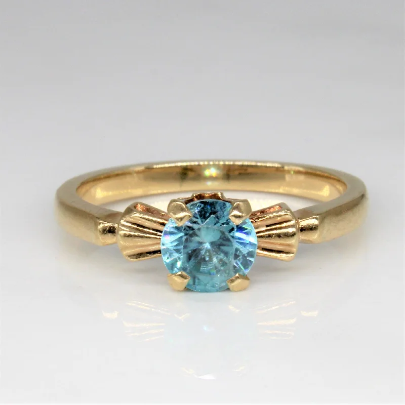 Jewelry Sale Alert – Shop Timeless Elegance Today Blue Zircon Solitaire Ring | 1.00ct | SZ 9 |