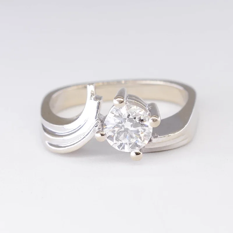 Grab Your Favorite Jewelry At The Lowest Prices Polar Ice Diamond Solitaire Ring | 0.77ct | SZ 7.25 |