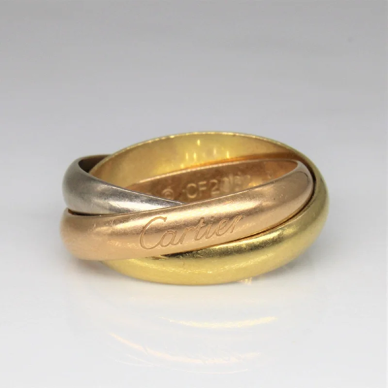 Shop Jewelry That Shines Without The High Price 'Cartier' Trinity Ring, Classic