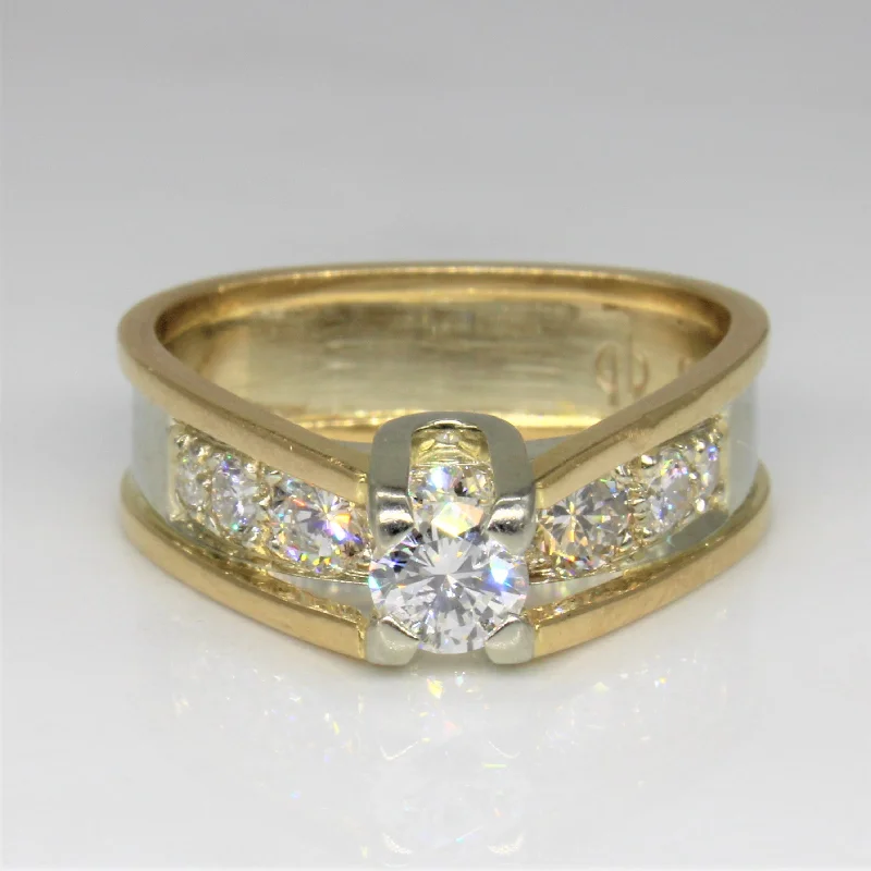 Unique Jewelry For Less – Shop The Sale Now Cathedral Diamond Ring | 1.00ctw | SZ 7 |