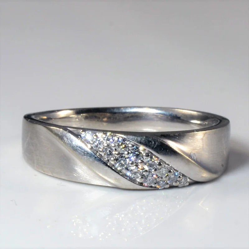 The Ultimate Jewelry Sale – Shop Premium Styles Pave Twist Diamond Band | 0.20ctw | SZ 11.5 |