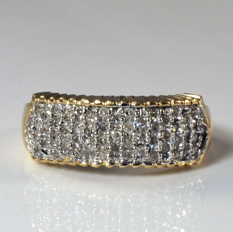 Limited Stock On Premium Jewelry At Low Prices Quad Row Diamond Band | 0.55ctw | SZ 6.25 | Limited Stock On Premium Jewelry At Low Prices Quad Row Diamond Band | 0.55ctw | SZ 6.25 |