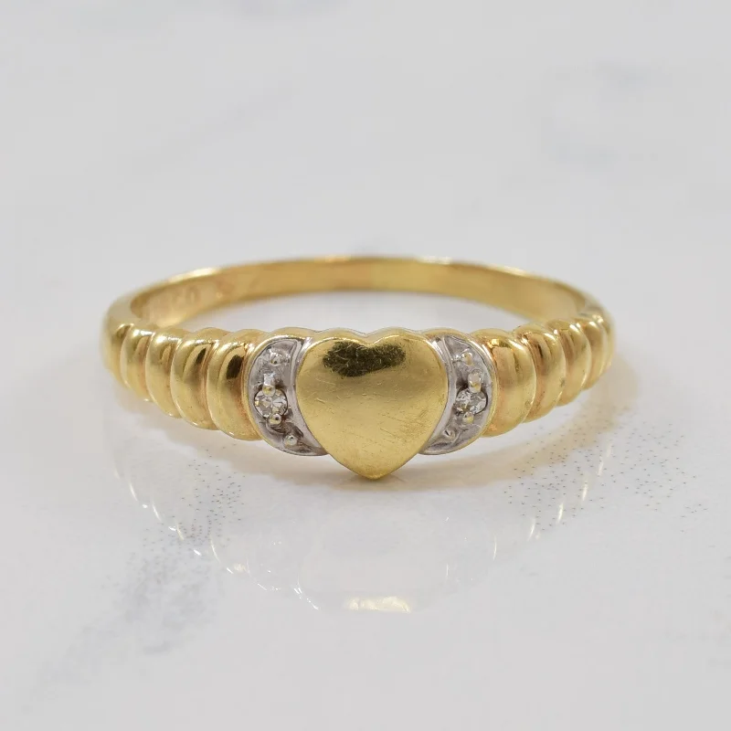 Discover Unique Jewelry With Special Limited-Time Offers Diamond Heart Promise Ring | 0.01ctw | SZ 7 | Discover Unique Jewelry With Special Limited-Time Offers Diamond Heart Promise Ring | 0.01ctw | SZ 7 |