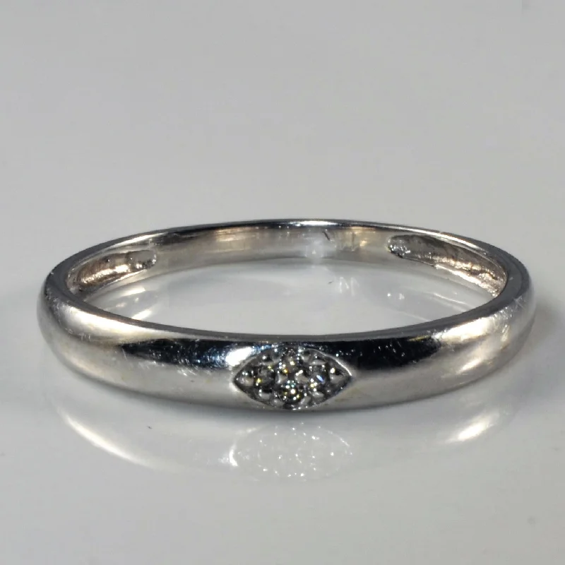 Fine Jewelry, Limited-Time Offers Available Pave Diamond Detailed Band | 0.02ctw | SZ 7 |