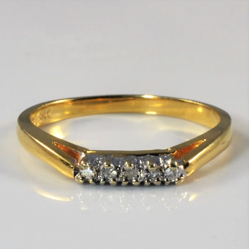 Elegant Jewelry, Exclusive Prices – Shop Now Five Stone Diamond Band | 0.08ctw | SZ 6 |