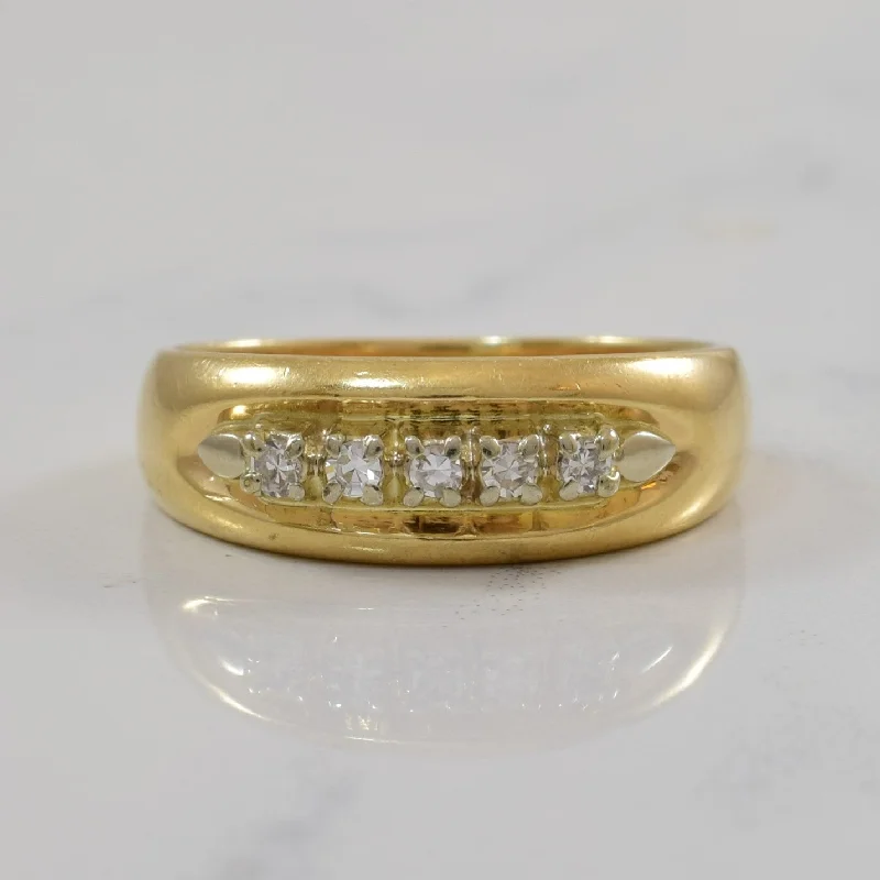 Shop Dazzling Jewelry At The Best Prices Five Stone Diamond Ring | 0.10ctw | SZ 7.5 | Shop Dazzling Jewelry At The Best Prices Five Stone Diamond Ring | 0.10ctw | SZ 7.5 |