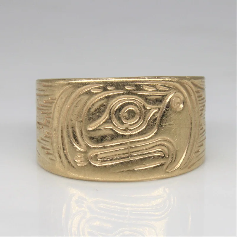 Affordable Glamour – Premium Jewelry For Less Indigenous Eagle Art Band | SZ 8 |