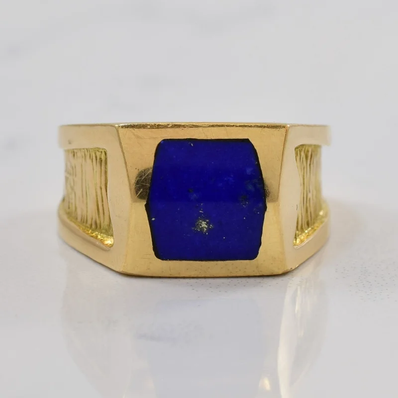 Fashion-Forward Jewelry At Incredible Prices Lapis Lazuli Inlay Ring | 1.00ct | SZ 6.25 | Fashion-Forward Jewelry At Incredible Prices Lapis Lazuli Inlay Ring | 1.00ct | SZ 6.25 |