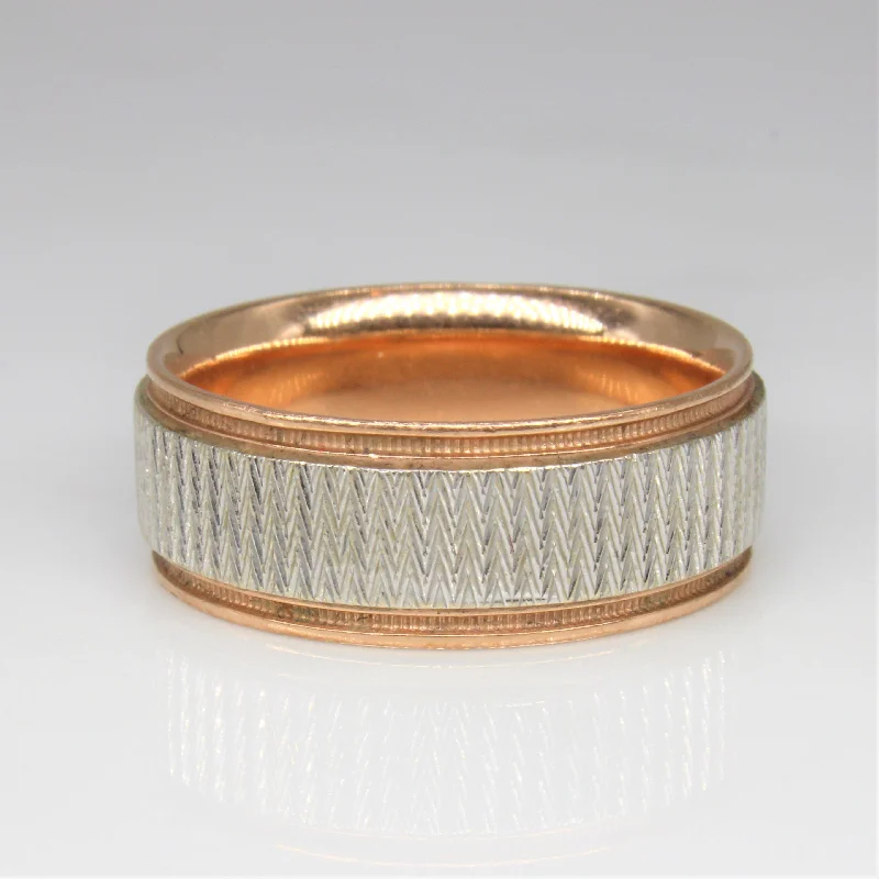 Best Jewelry Deals – Shop Premium Pieces At Great Prices Michael Hill' Two Tone Patterned Ring | SZ 10 |