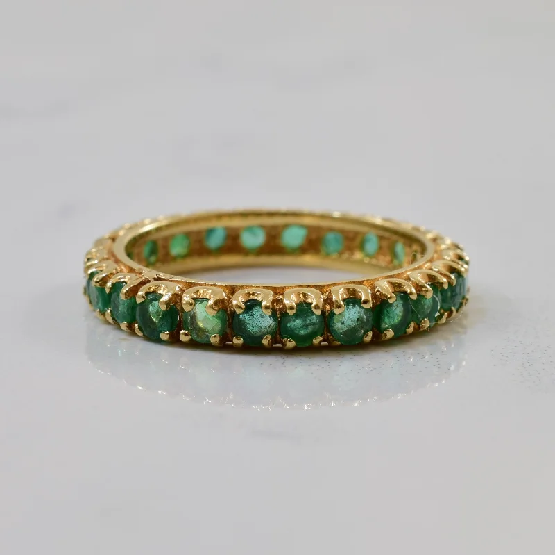 Luxury Meets Affordability – Jewelry Sale Now Live Emerald Eternity Band | 1.50ctw | SZ 7 | Luxury Meets Affordability – Jewelry Sale Now Live Emerald Eternity Band | 1.50ctw | SZ 7 |