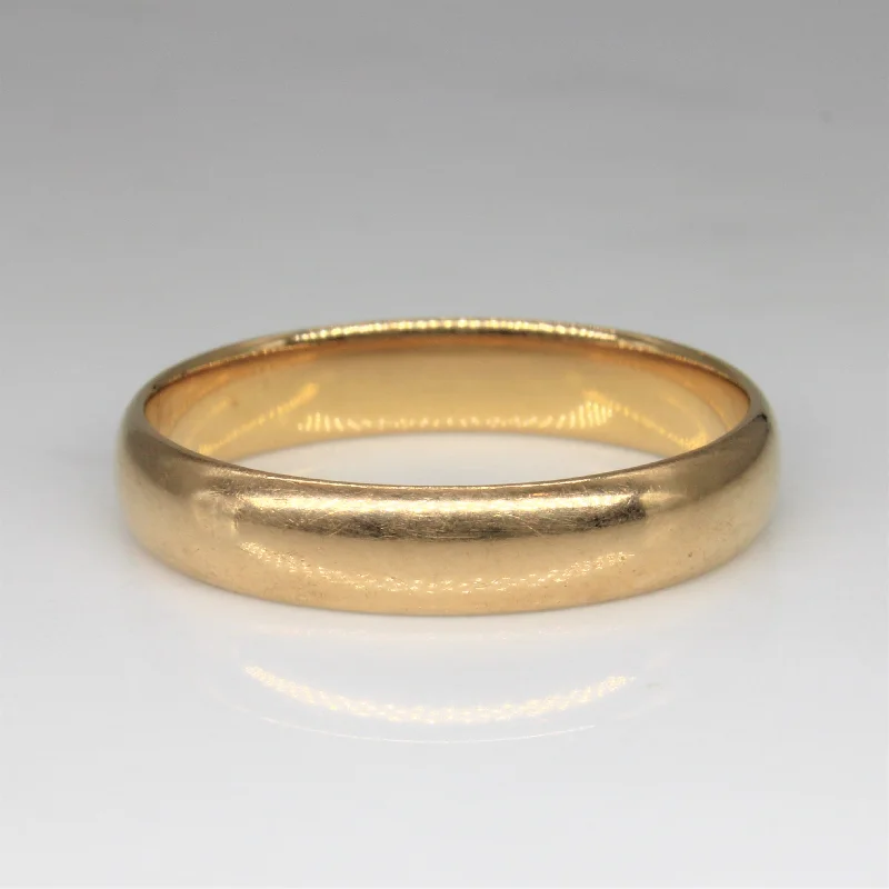 Jewelry Sale Bonanza – Grab Your Sparkle Now Yellow Gold Comfort Fit Band | SZ 12.75 |