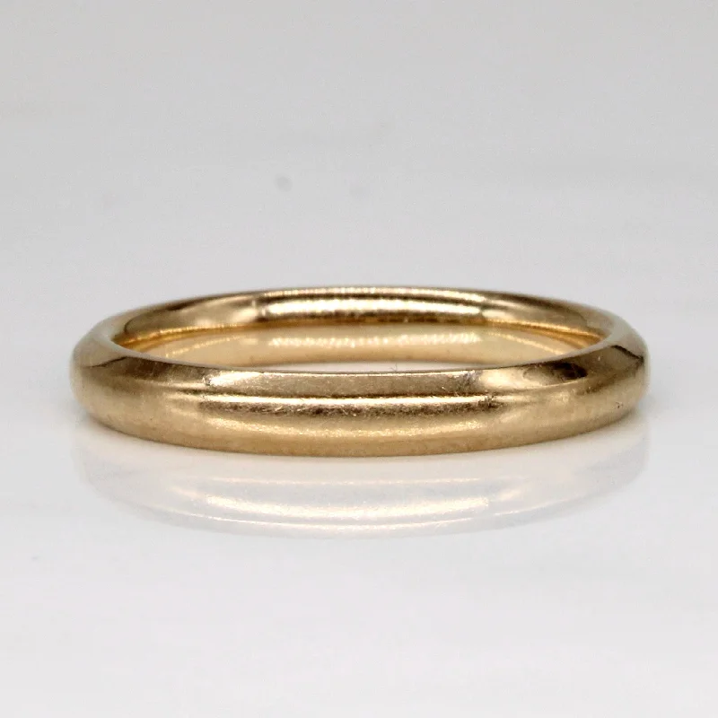 Shop High-Quality Jewelry At Jaw-Dropping Discounts 1947 WW2 Era Utility Hallmarked Yellow Gold Band | SZ 6 | Shop High-Quality Jewelry At Jaw-Dropping Discounts 1947 WW2 Era Utility Hallmarked Yellow Gold Band | SZ 6 |