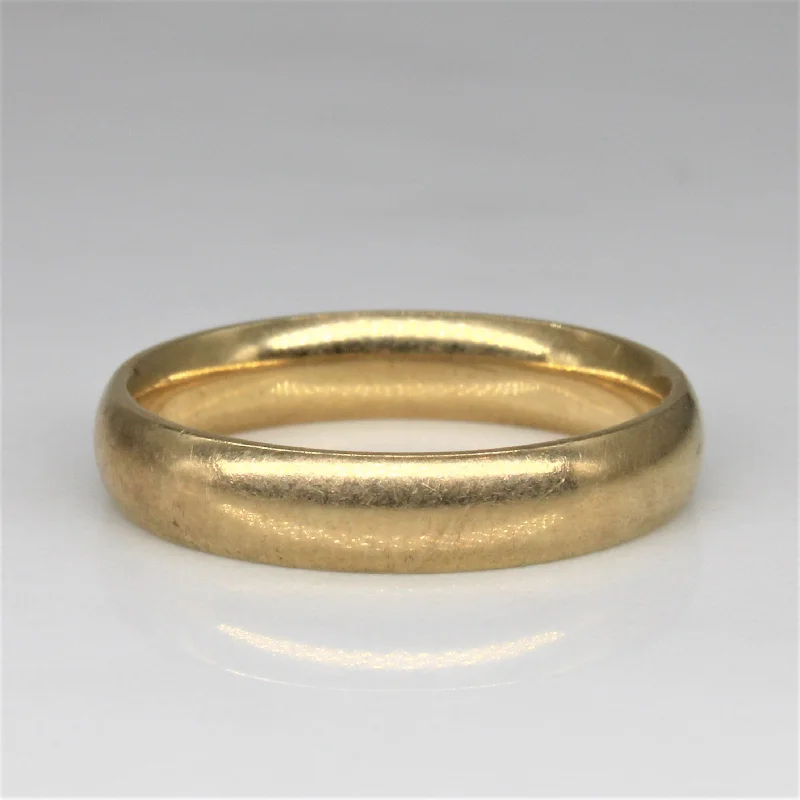 Make Your Outfit Shine With Discounted Jewelry Yellow Gold Plain Band | SZ 6.5 |