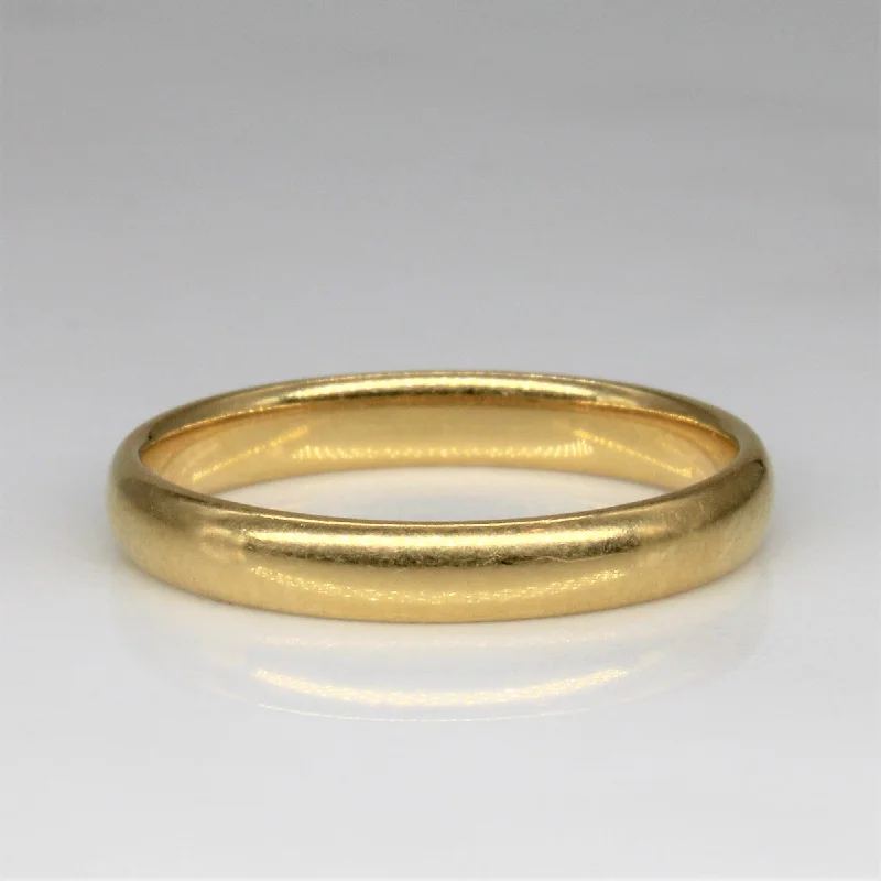 Breathtaking Jewelry, Breathtaking Prices Yellow Gold Plain Band | SZ 7.5 |