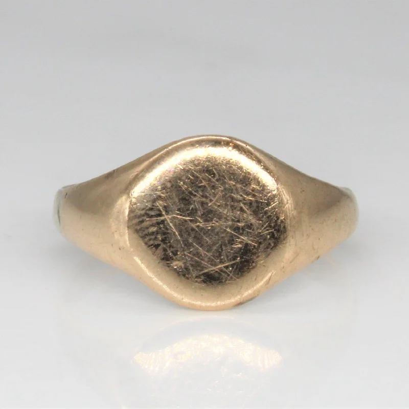 Fashion-Forward Jewelry At Exclusive Discounts 1940s Signet Ring | SZ 4.5 |
