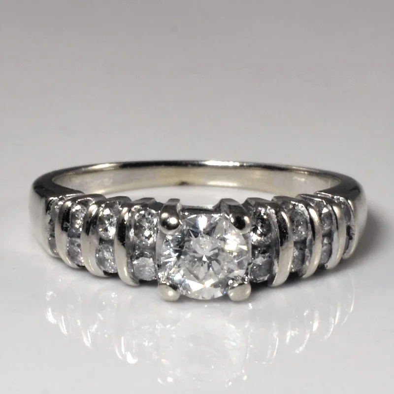 Jewelry Clearance – Final Chance To Save Big Channel Detailed Diamond Ring | 0.65ctw | SZ 5.25 | Jewelry Clearance – Final Chance To Save Big Channel Detailed Diamond Ring | 0.65ctw | SZ 5.25 |