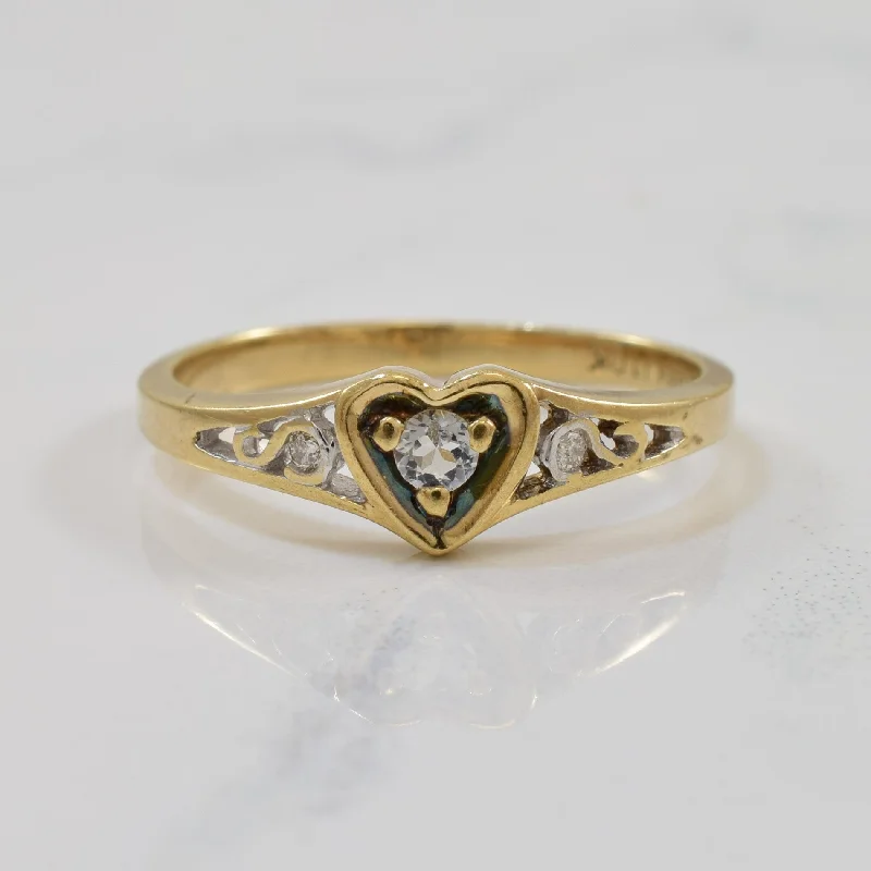 Elegant Designs, Unbeatable Discounts – Shop Jewelry Now Aquamarine Filigree Heart Ring | 0.02ctw, 0.05ct | SZ 6.5 | Elegant Designs, Unbeatable Discounts – Shop Jewelry Now Aquamarine Filigree Heart Ring | 0.02ctw, 0.05ct | SZ 6.5 |