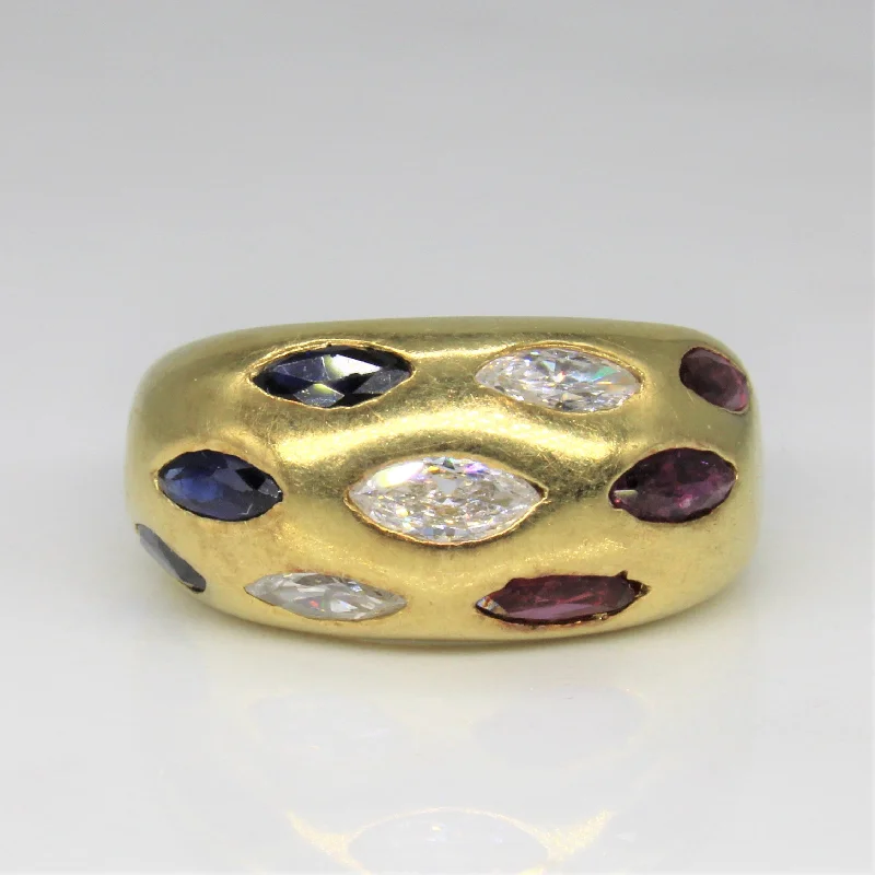 Exclusive Jewelry Sale – Grab Timeless Pieces Now Flush Set Marquise Gem Band | 0.72ctw, 0.35ctw | SZ 4.25 | Exclusive Jewelry Sale – Grab Timeless Pieces Now Flush Set Marquise Gem Band | 0.72ctw, 0.35ctw | SZ 4.25 |