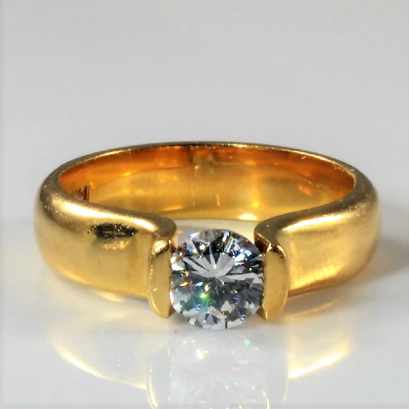 Stunning Jewelry At A Fraction Of The Price Semi Bezel Set Diamond Engagement Ring | 0.48ct | SZ 4.25 | Stunning Jewelry At A Fraction Of The Price Semi Bezel Set Diamond Engagement Ring | 0.48ct | SZ 4.25 |