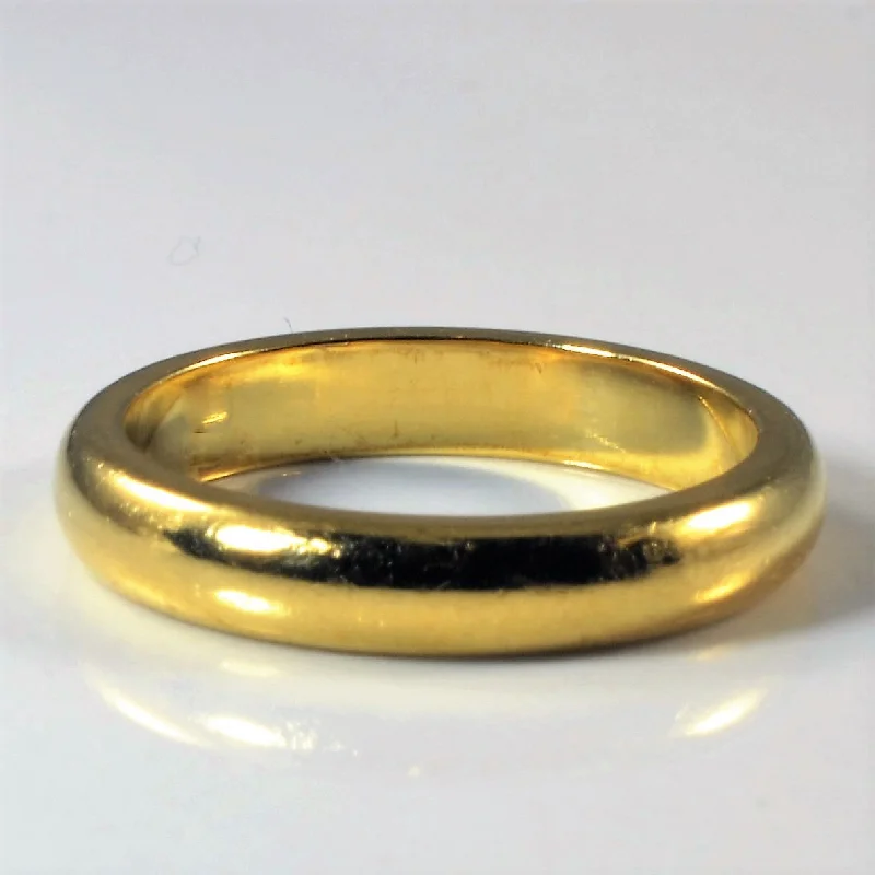 Chic, Trendy, And Affordable Jewelry Sale Classic Yellow Gold Band | SZ 5.75 |