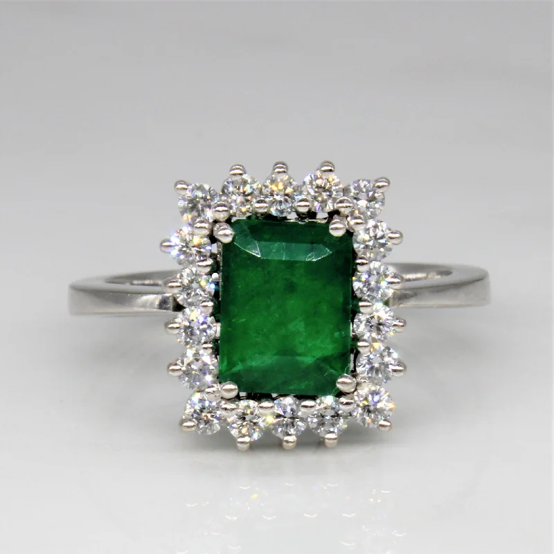 High-Quality Jewelry At A Fraction Of The Cost Synthetic Emerald & Diamond Ring | 1.25ct, 0.40ctw | SZ 7 | High-Quality Jewelry At A Fraction Of The Cost Synthetic Emerald & Diamond Ring | 1.25ct, 0.40ctw | SZ 7 |