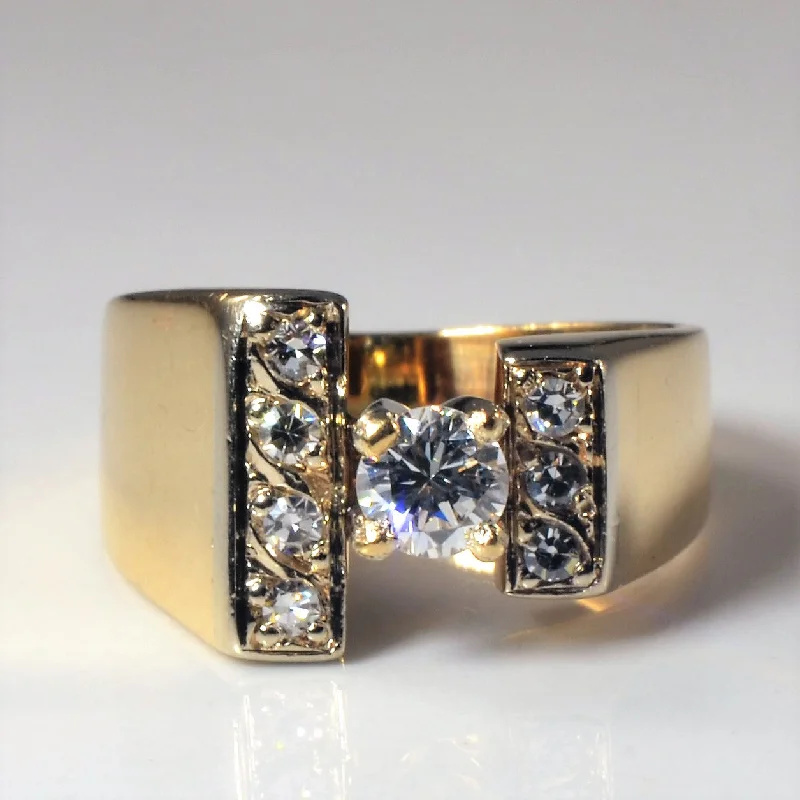 Limited-Time Jewelry Discounts – Shine Without The Splurge Offset Diamond Engagement Ring | 0.48ctw | SZ 5.25 | Limited-Time Jewelry Discounts – Shine Without The Splurge Offset Diamond Engagement Ring | 0.48ctw | SZ 5.25 |