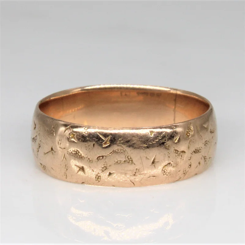 Dazzle In Elegance With Our Biggest Jewelry Sale Edwardian Vine Patterned Band | SZ 6.75 | Dazzle In Elegance With Our Biggest Jewelry Sale Edwardian Vine Patterned Band | SZ 6.75 |