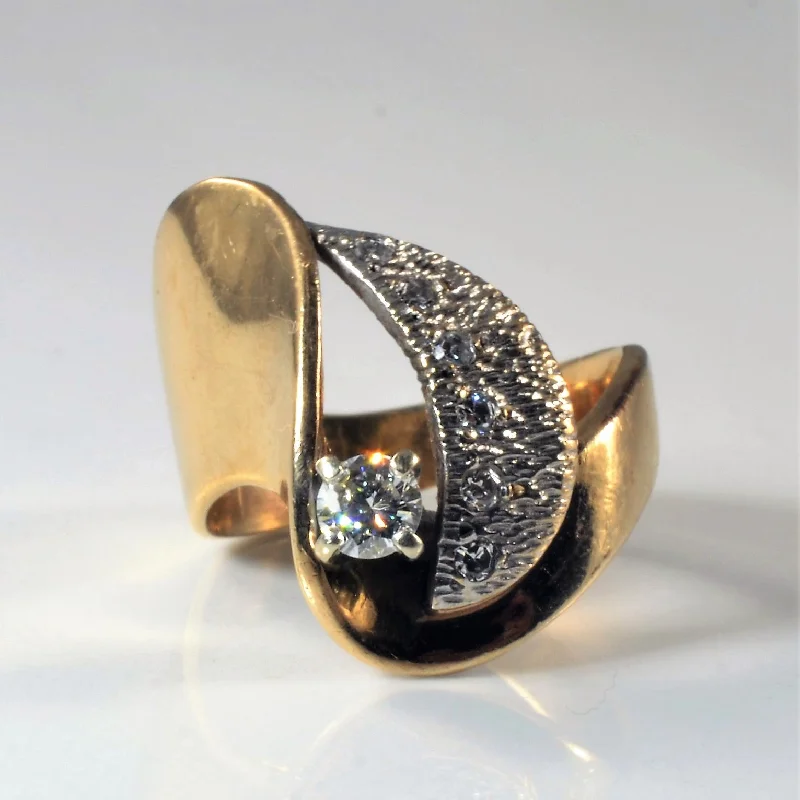 Versatile Layering Jewelry For Effortless Chic Unique Diamond Overlay Bypass Ring | 0.27ctw | SZ 6.25 | Versatile Layering Jewelry For Effortless Chic Unique Diamond Overlay Bypass Ring | 0.27ctw | SZ 6.25 |