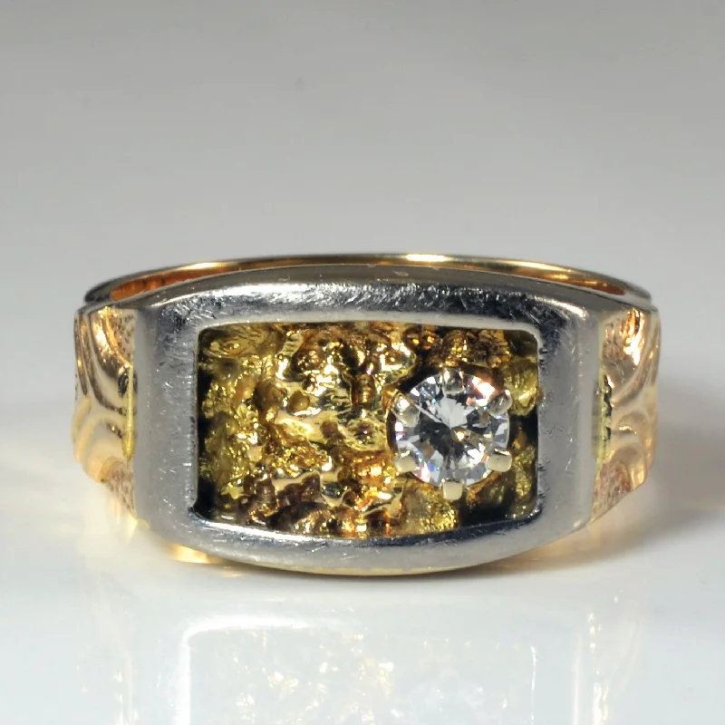 Huge Markdowns On Premium Jewelry Styles Framed Nugget Diamond Ring | 0.35ct | SZ 12 | Huge Markdowns On Premium Jewelry Styles Framed Nugget Diamond Ring | 0.35ct | SZ 12 |