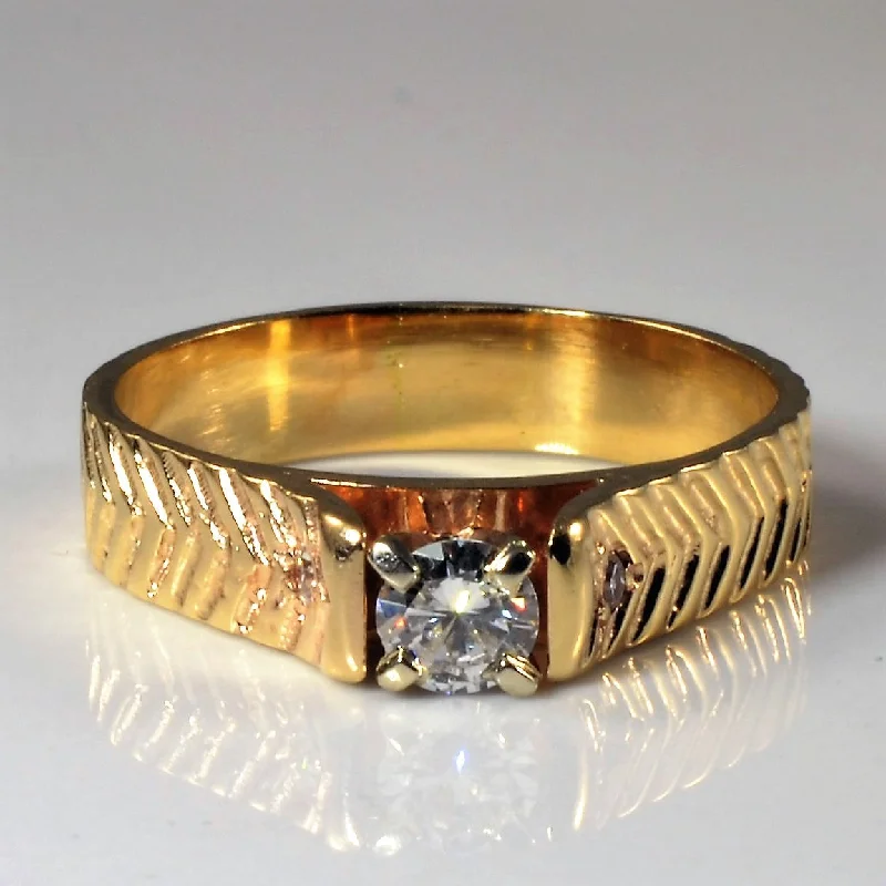 Best Jewelry Sale Prices – Limited-Time Offer Textured Solitaire Diamond Engagement Ring | 0.27ct | SZ 8.25 | Best Jewelry Sale Prices – Limited-Time Offer Textured Solitaire Diamond Engagement Ring | 0.27ct | SZ 8.25 |