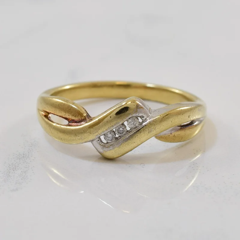 Premium Jewelry, Premium Discounts – Act Fast Three Stone Diamond Bypass Ring | 0.03ctw | SZ 6.75 | Premium Jewelry, Premium Discounts – Act Fast Three Stone Diamond Bypass Ring | 0.03ctw | SZ 6.75 |