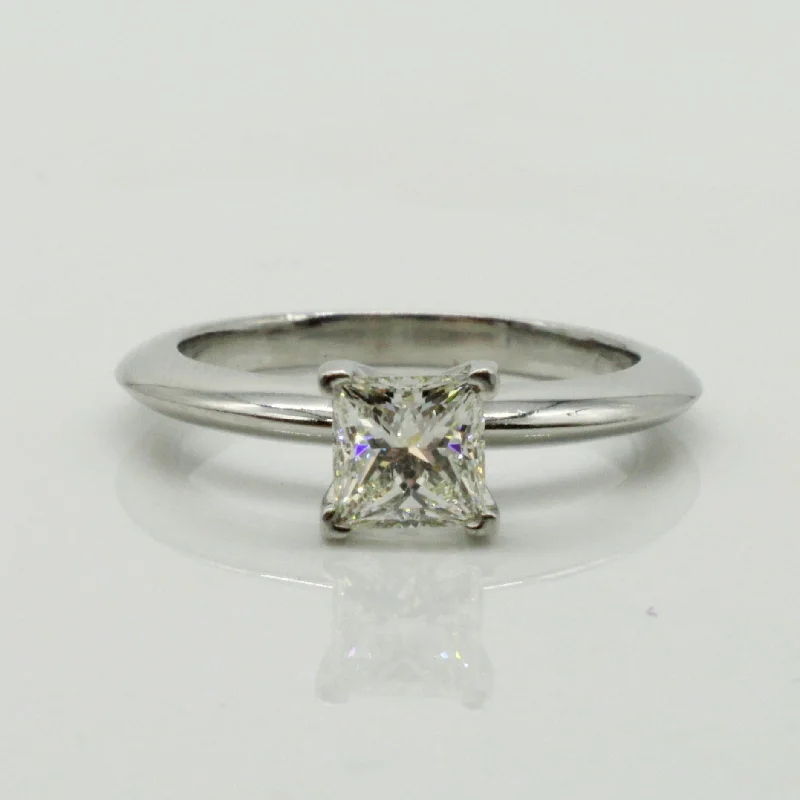 Trending Jewelry Styles Now At Limited-Time Discounts Tiffany & Co.' Princess-cut Diamond Engagement Ring in Platinum Trending Jewelry Styles Now At Limited-Time Discounts Tiffany & Co.' Princess-cut Diamond Engagement Ring in Platinum