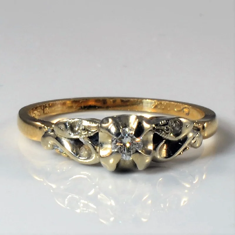 Unlock Unbeatable Jewelry Deals Before They’Re Gone Mid Century Three Stone Diamond Ring | 0.10ctw | SZ 5.75 | Unlock Unbeatable Jewelry Deals Before They’Re Gone Mid Century Three Stone Diamond Ring | 0.10ctw | SZ 5.75 |