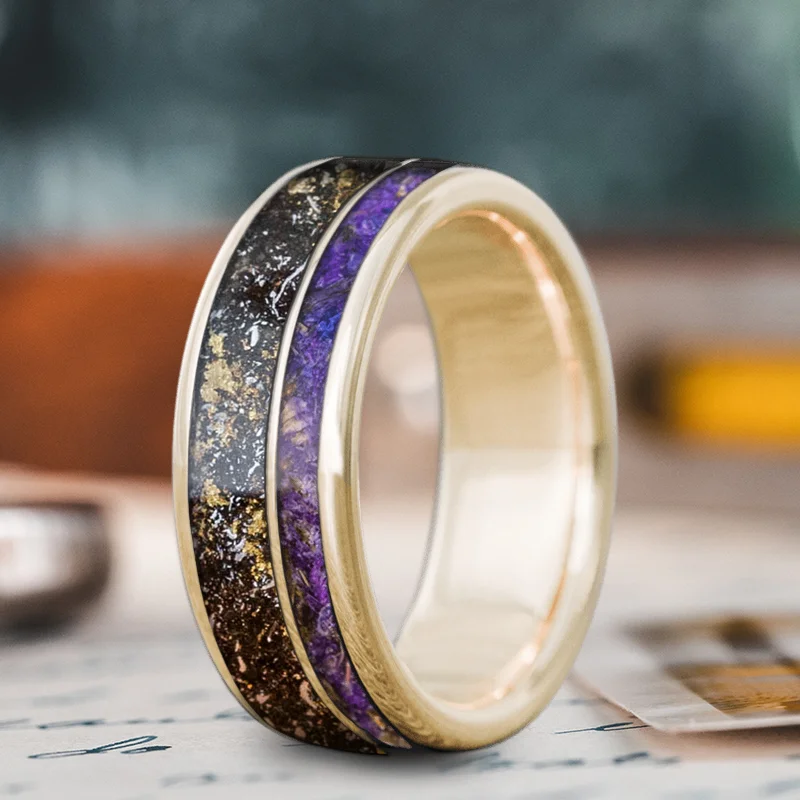 Luxury Jewelry At Unbeatable Discounts Custom Design - 2-Inlay Offset Ring PrMXBwZJnbL5UDWKX71w5Wts