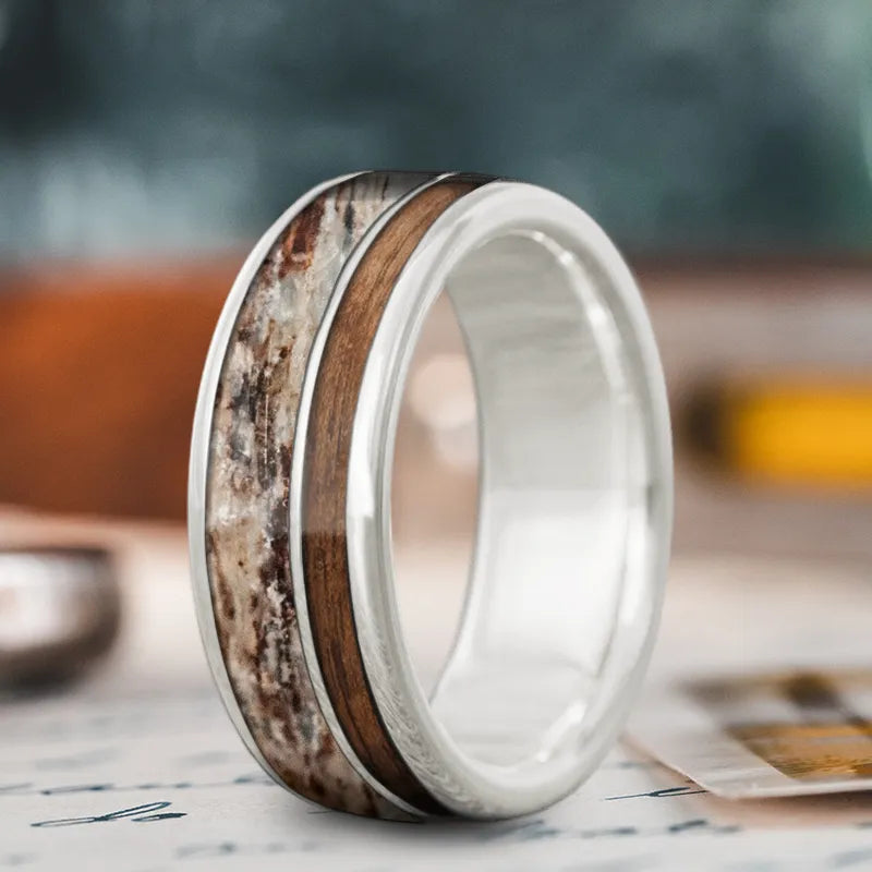 Huge Savings On Timeless Jewelry Collections Custom Design - 2-Inlay Offset Ring PV06xxstCapiGHU-EK_7wV8y